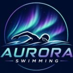 Logo van Aurora Swimming: een zwemmer onder een noorderlicht